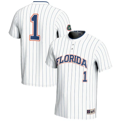 GameDay Greats #1 White Florida Gators Lightweight Softball Jersey