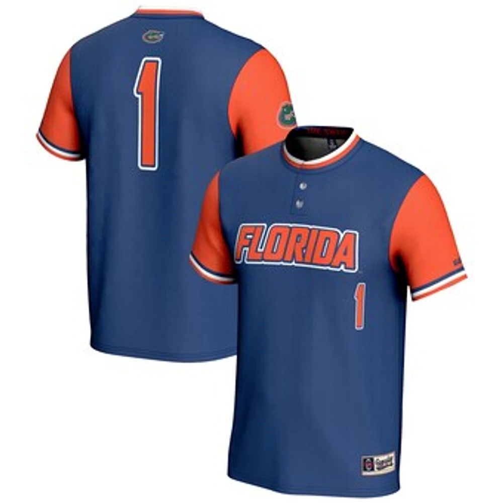 GameDay Greats #1 Royal Florida Gators Lightweight Softball Jersey