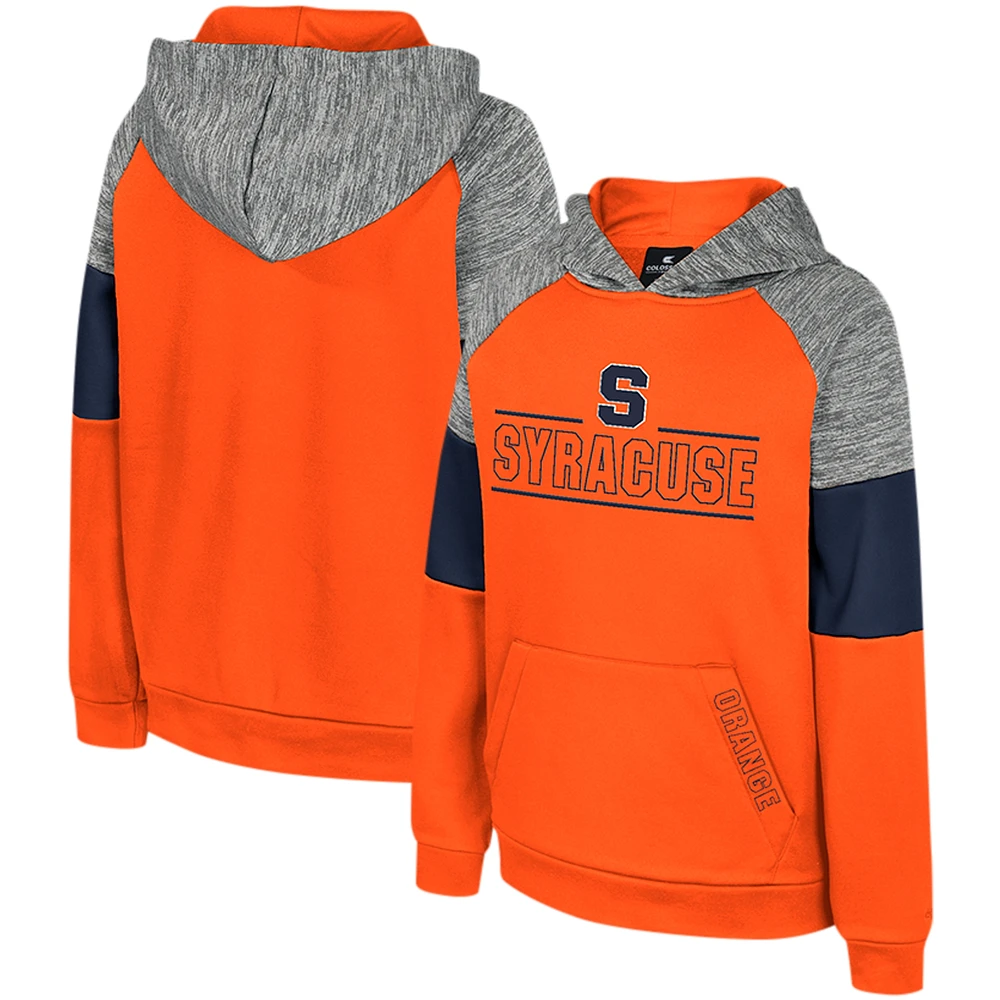 Youth Colosseum Orange Syracuse Orange Live Hardcore Raglan Pullover Hoodie