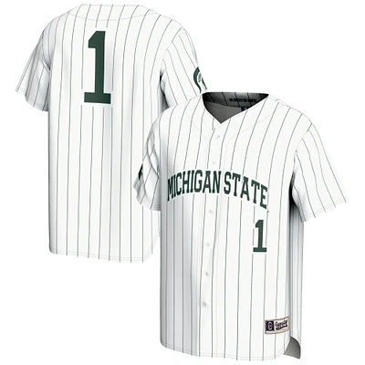 Youth GameDay Greats #1 Michigan State Spartans Lightweight Baseball Jersey