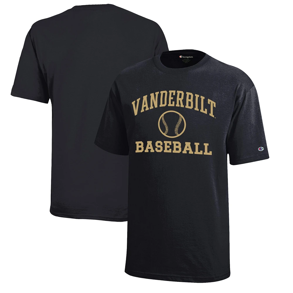 Youth Champion Vanderbilt Commodores Icon Logo Baseball T-Shirt