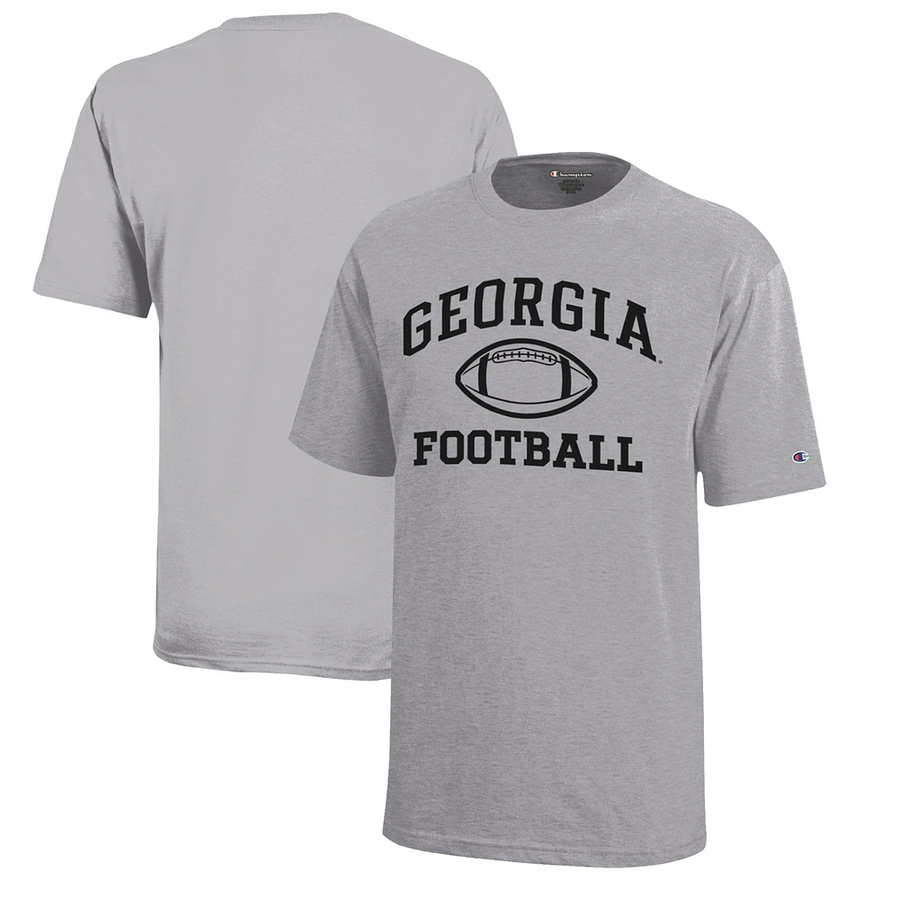 Youth Champion Georgia Bulldogs Icon Logo Football T-Shirt