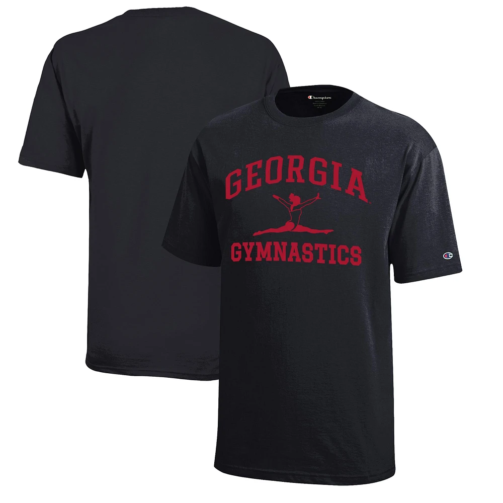 Youth Champion Georgia Bulldogs Icon Logo Gymnastics T-Shirt