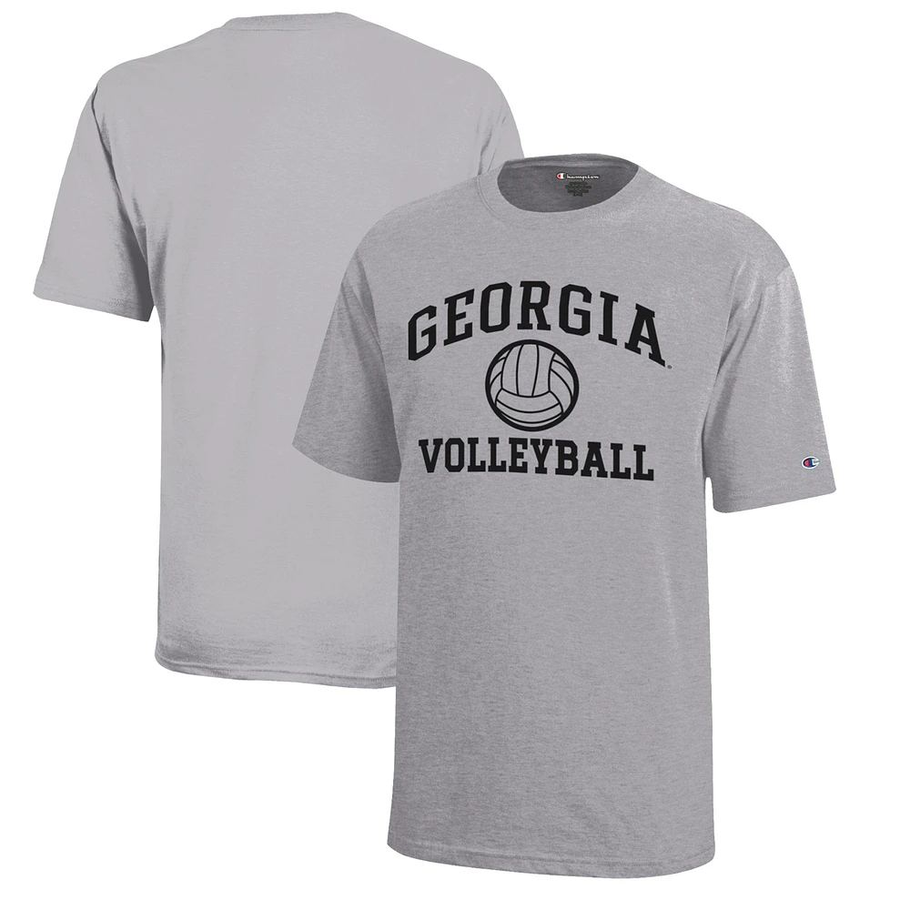 Youth Champion Georgia Bulldogs Icon Logo Volleyball T-Shirt