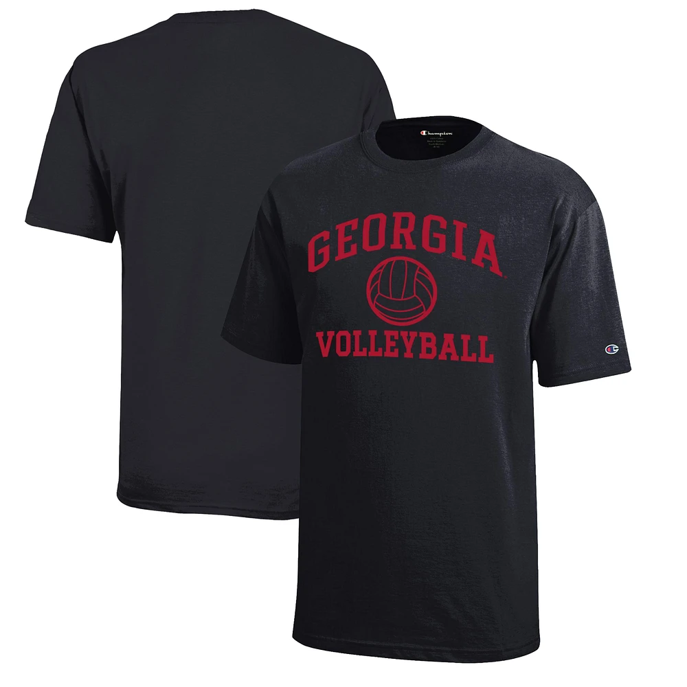 Youth Champion Georgia Bulldogs Icon Logo Volleyball T-Shirt