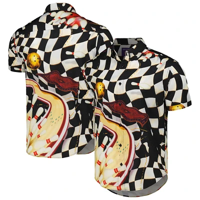 Unisex RSVLTS Black The Big Lebowski Tripping Bowling Balls KUNUFLEX Button-Down Shirt