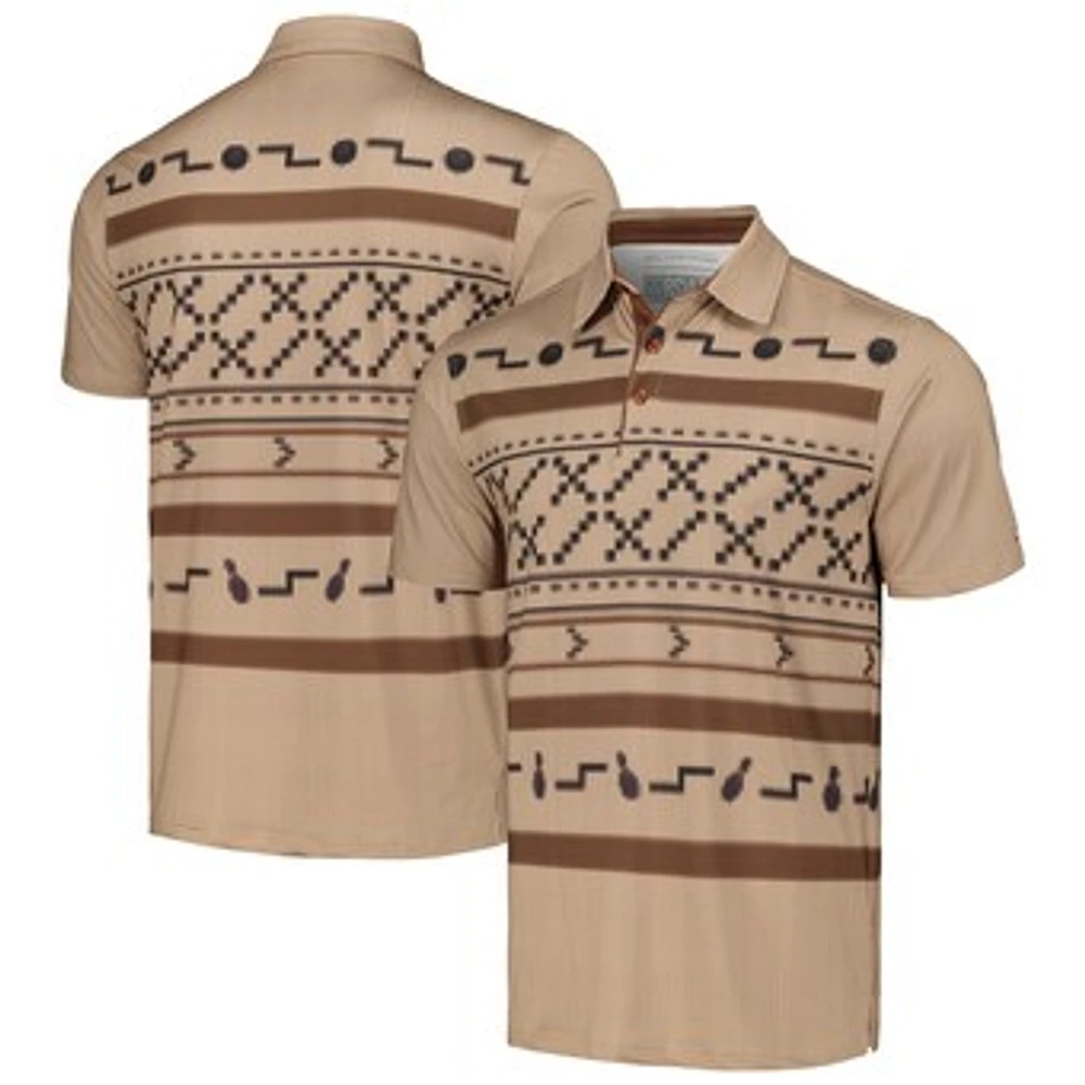 Unisex RSVLTS x Breakfast Balls Tan The Big Lebowski El Duderino All-Day Polo