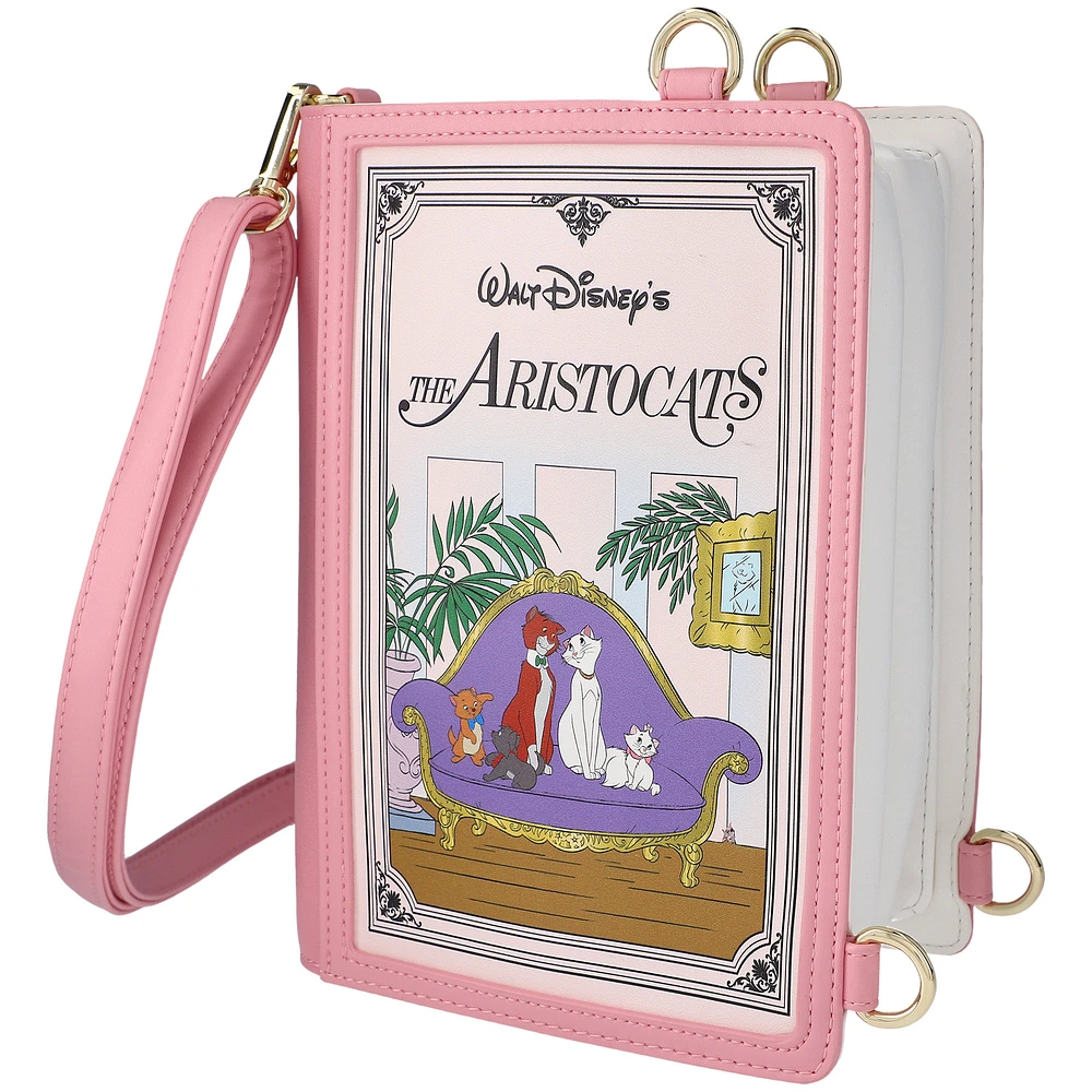 Loungefly The Aristocats Book Convertible Crossbody Bag