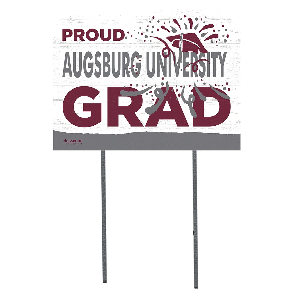 Augsburg Auggies 18" x 24" Proud Graduate Yard Sign
