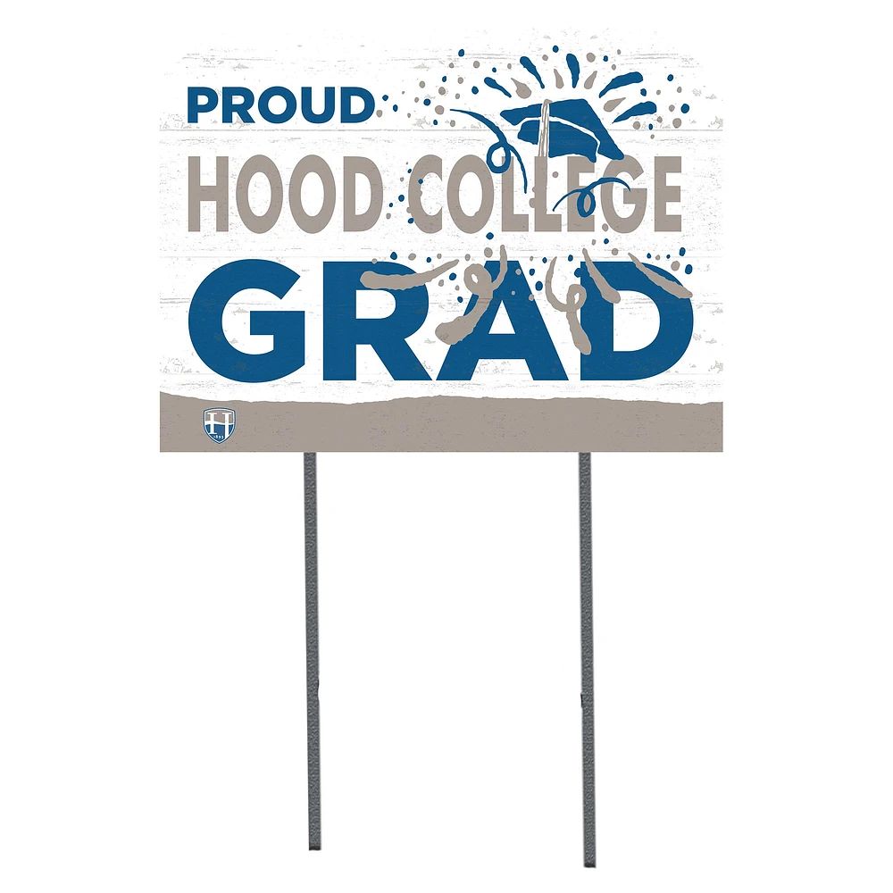 Hood College Blazers 18" x 24" Proud Graduate Yard Sign