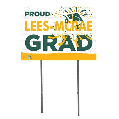 Lees-McRae Bobcats 18" x 24" Proud Graduate Yard Sign