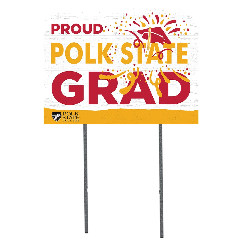 Polk State College Eagles 18" x 24" Proud Graduate Yard Sign