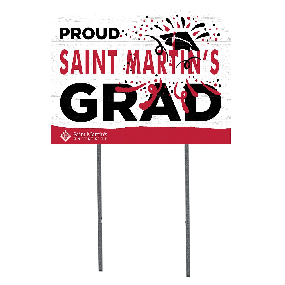 Saint Martin's Saints 18" x 24" Proud Graduate Yard Sign