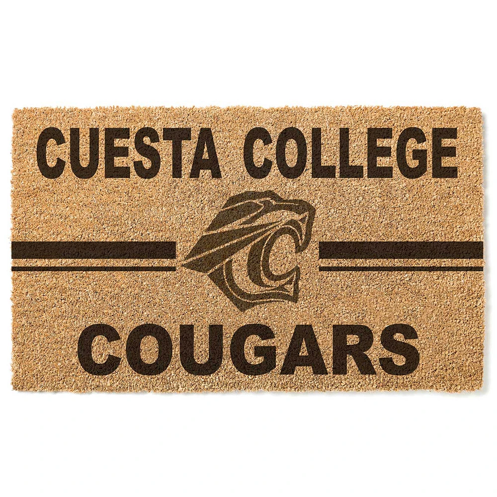 Cuesta College Cougars 18" x 30" Team Logo Doormat