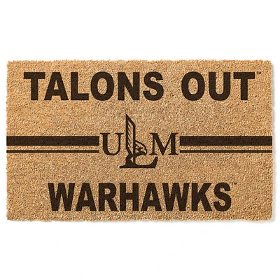 ULM Warhawks 18" x 30" Team Logo Doormat