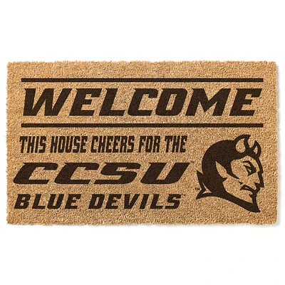 Central Connecticut State Blue Devils 18" x 30" Welcome Doormat