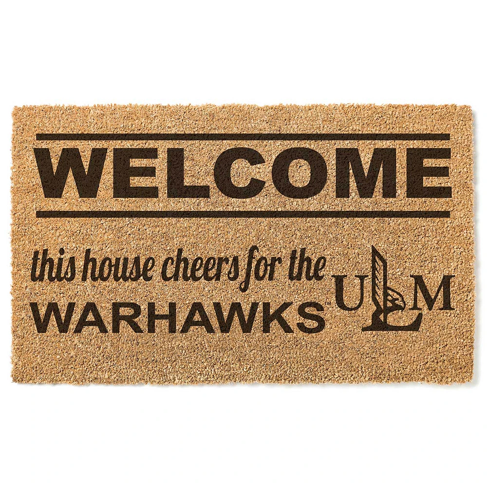 ULM Warhawks 18" x 30" Welcome Doormat