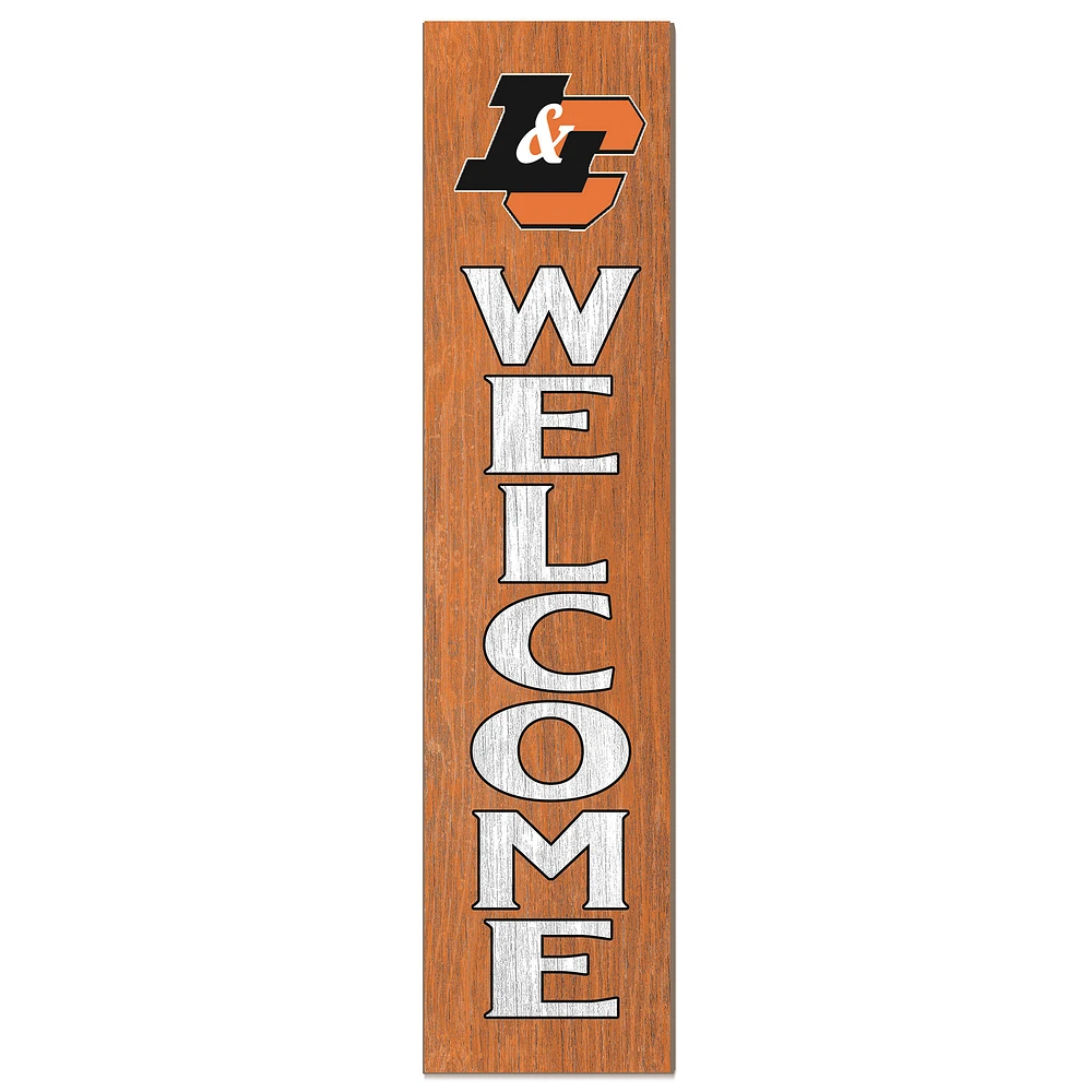 Lewis & Clark College Pioneers 12" x 48" Welcome Outdoor Leaner