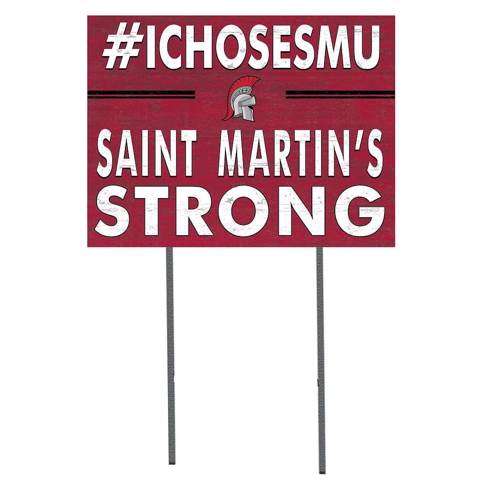 Saint Martin's Saints 18" x 24" I Chose Yard Sign