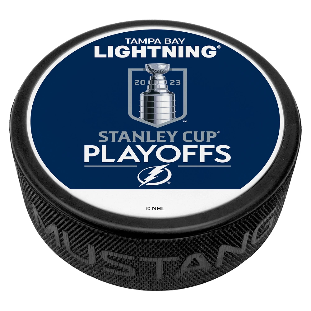 Blue Tampa Bay Lightning 2023 Stanley Cup Playoffs Hockey Puck