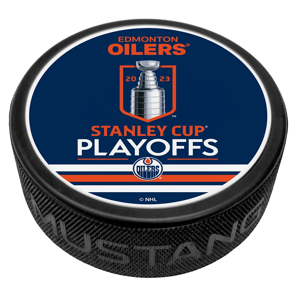 Orange Edmonton Oilers 2023 Stanley Cup Playoffs Hockey Puck