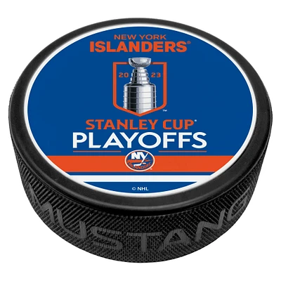 Blue New York Islanders 2023 Stanley Cup Playoffs Hockey Puck