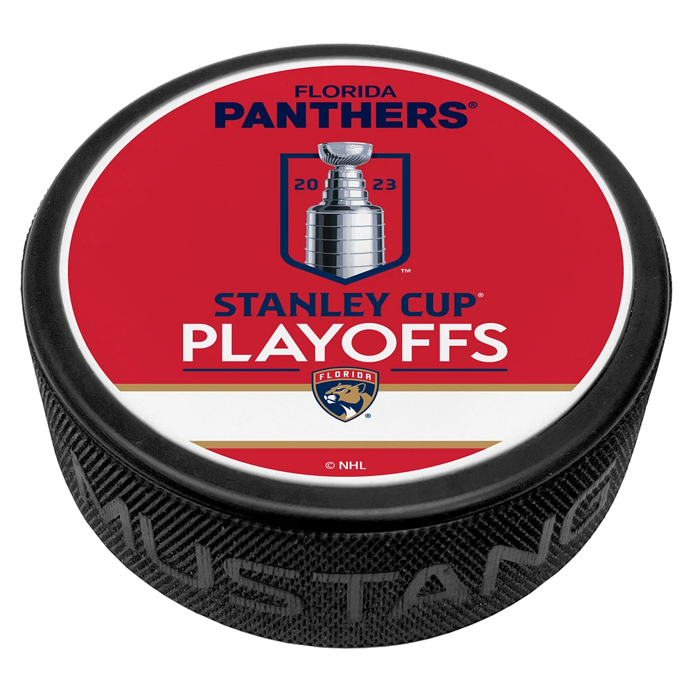 Red Florida Panthers 2023 Stanley Cup Playoffs Hockey Puck