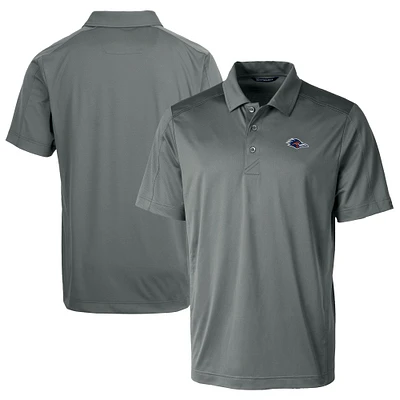 Men's Cutter & Buck Gray UTSA Roadrunners Prospect Textured Stretch DryTec Polo