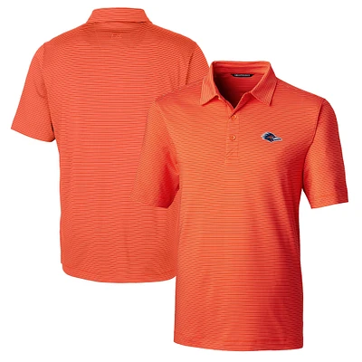 Men's Cutter & Buck Orange UTSA Roadrunners Forge Pencil Stripe Stretch DryTec Polo