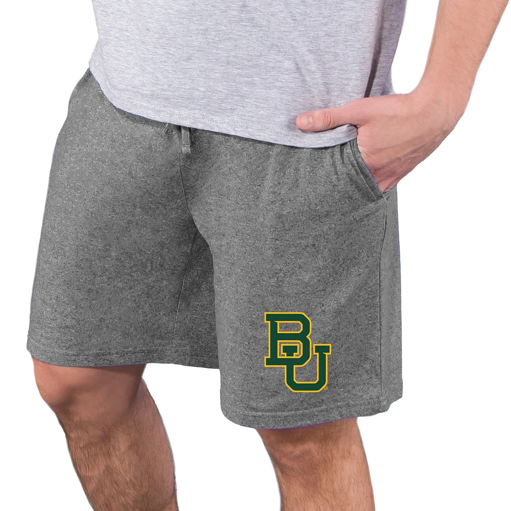 Men's Concepts Sport Charcoal Baylor Bears Quest Knit Jam Shorts