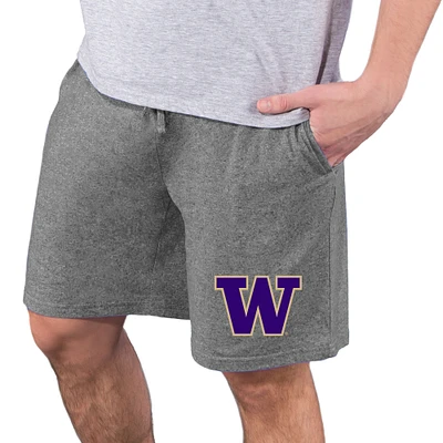Men's Concepts Sport Charcoal Washington Huskies Quest Knit Jam Shorts