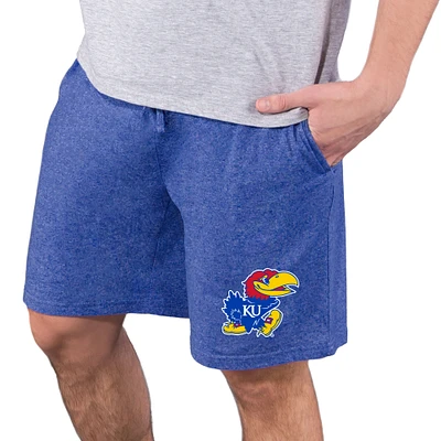 Men's Concepts Sport Royal Kansas Jayhawks Quest Knit Jam Shorts