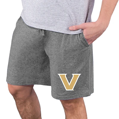 Men's Concepts Sport Charcoal Vanderbilt Commodores Quest Knit Jam Shorts