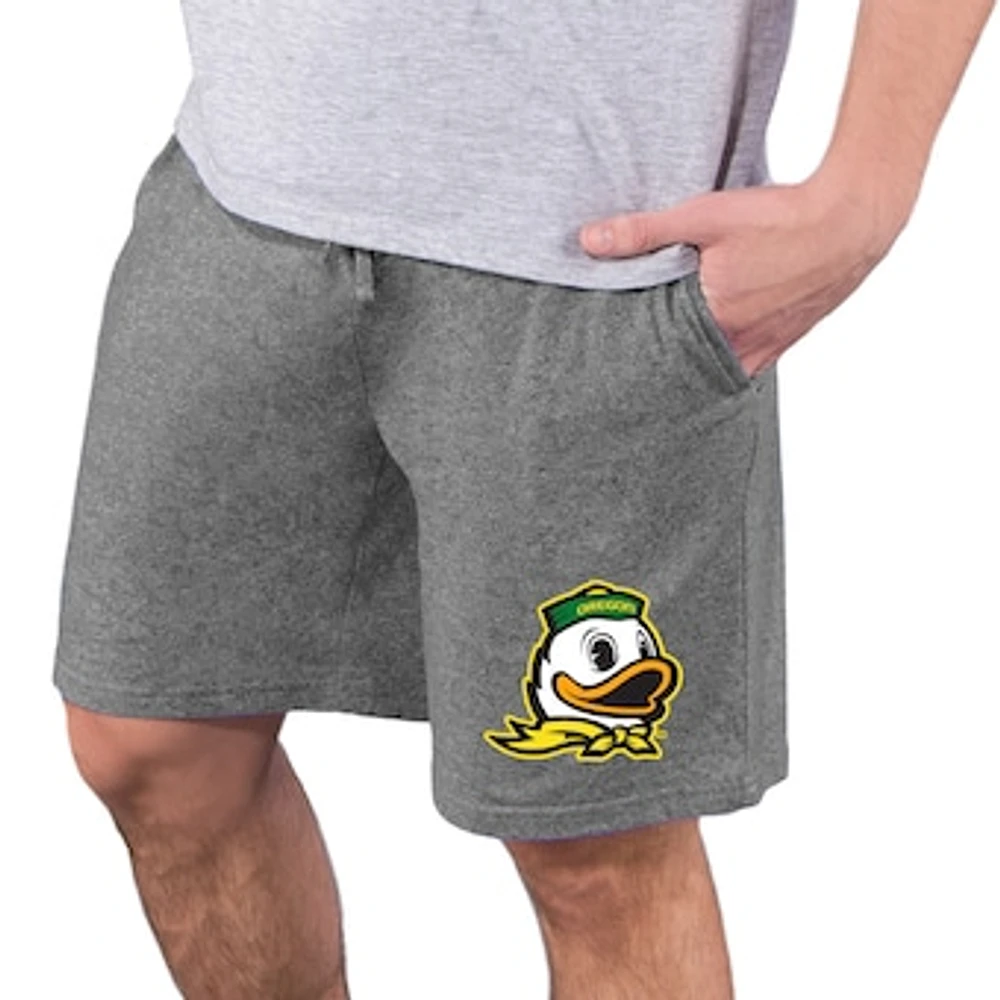 Men's Concepts Sport Charcoal Oregon Ducks Quest Knit Jam Shorts