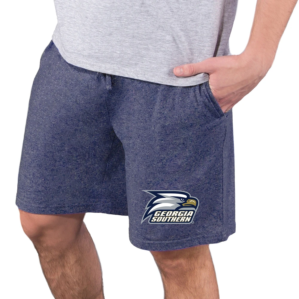 Men's Concepts Sport Navy Georgia Southern Eagles Quest Knit Jam Shorts