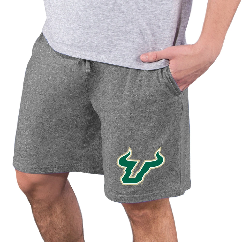 Men's Concepts Sport Charcoal South Florida Bulls Quest Knit Jam Shorts