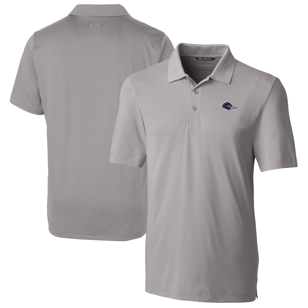 Men's Cutter & Buck Gray UTSA Roadrunners Big Tall Forge Stretch Polo