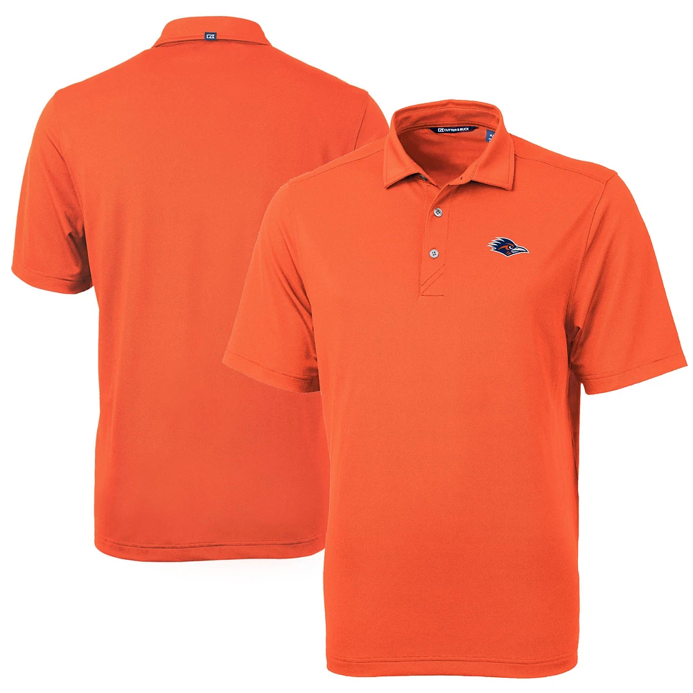 Men's Cutter & Buck Orange UTSA Roadrunners Big Tall Virtue Eco Pique Recycled DryTec Polo