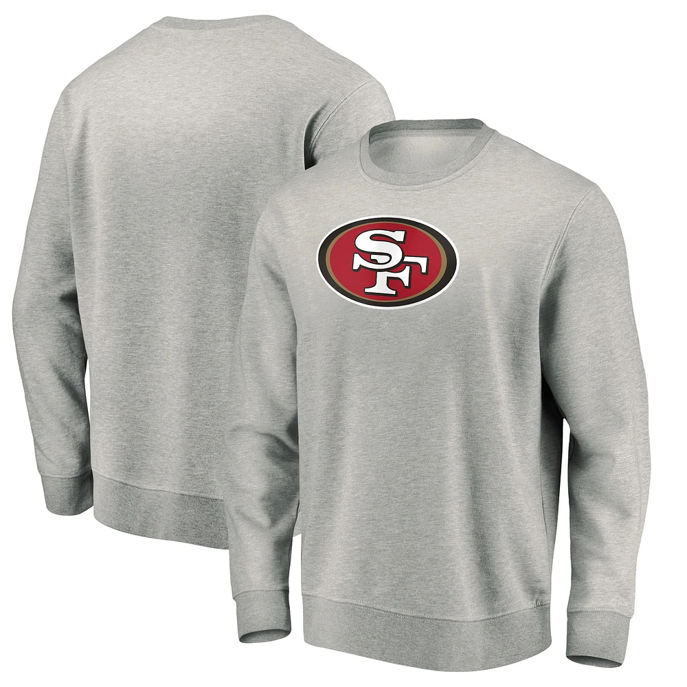 Men's Gray San Francisco 49ers Pullover Sweatshirt