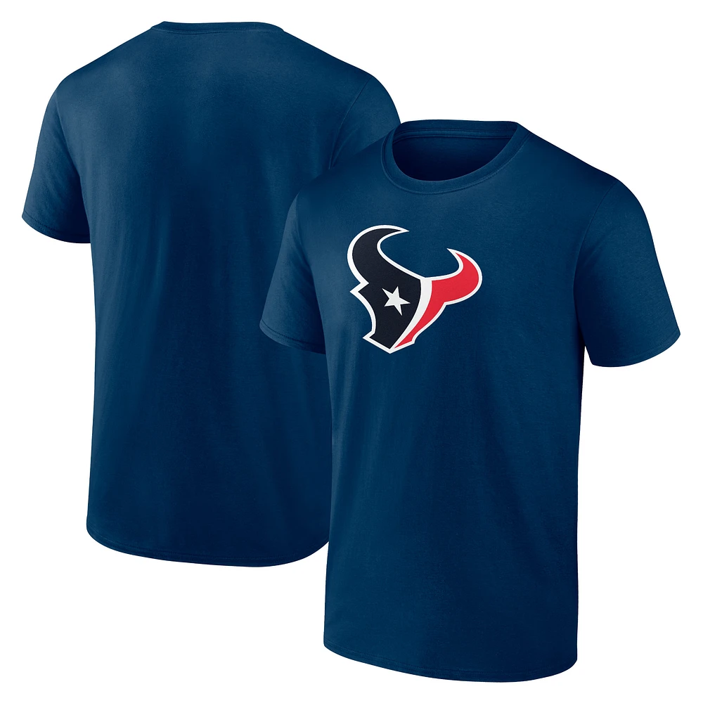 Men's Fanatics Navy Houston Texans Primary Logo T-Shirt