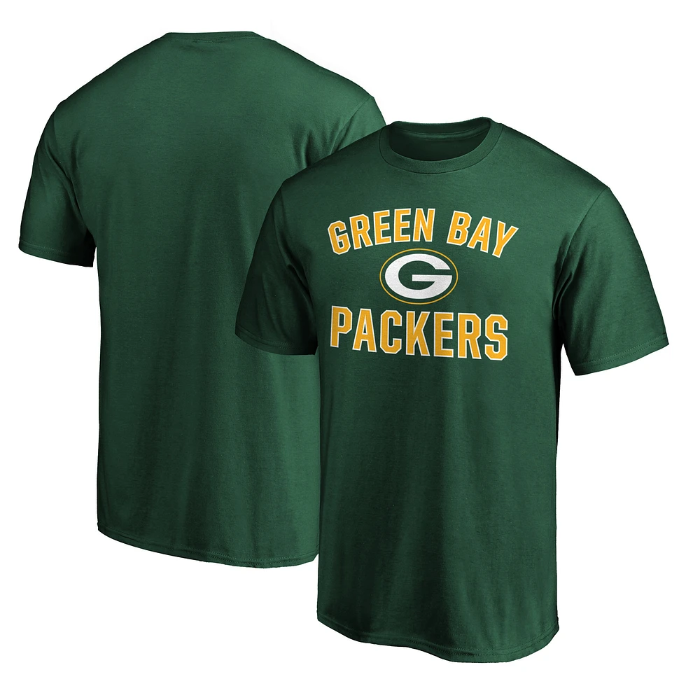 Men's Fanatics Green Green Bay Packers Victory Arch T-Shirt