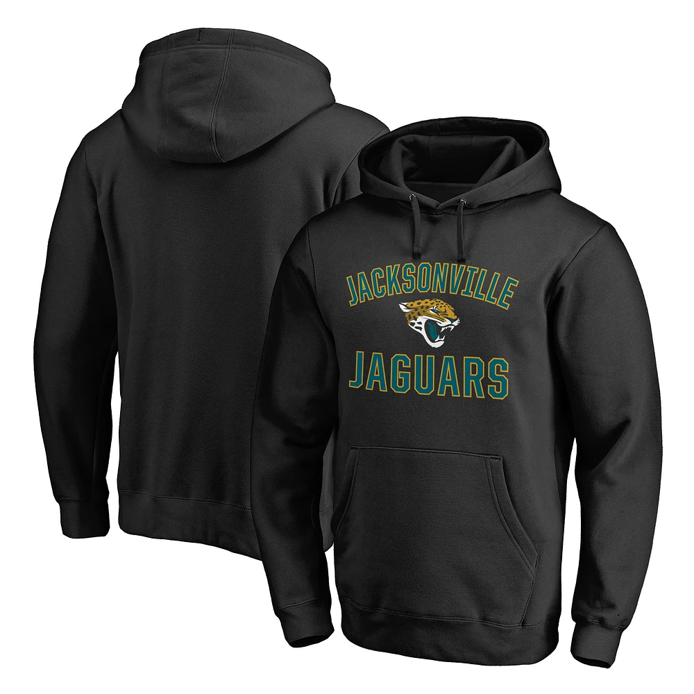 Men's Black Jacksonville Jaguars Victory Arch Pullover Hoodie