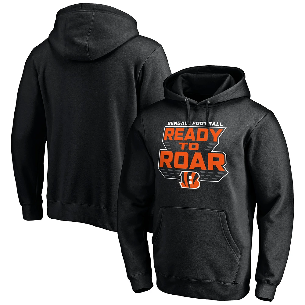 Men's Black Cincinnati Bengals Hometown Collection Sweep Pullover Hoodie