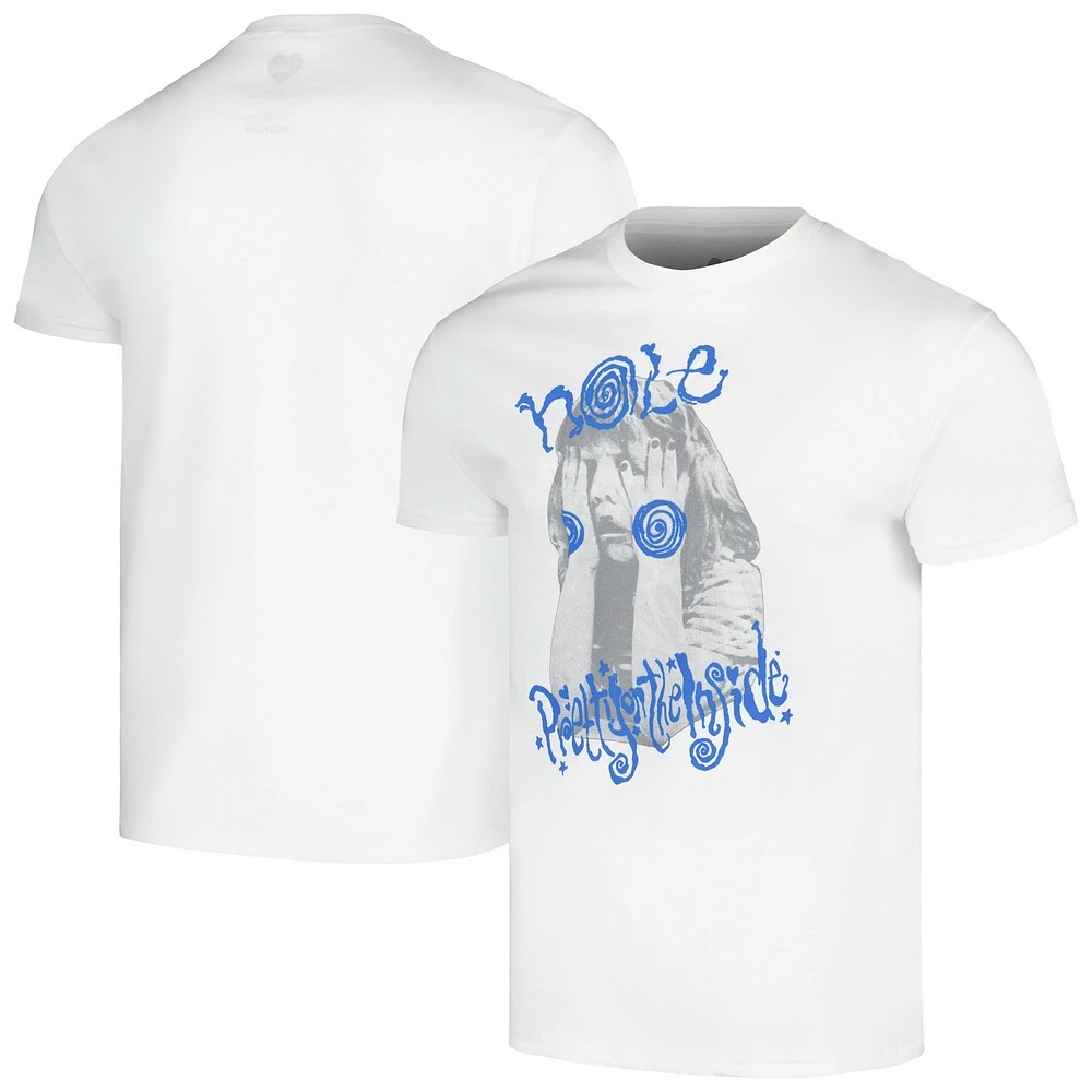 Men's Manhead Merch White Hole Pretty On The Inside Graphic T-Shirt