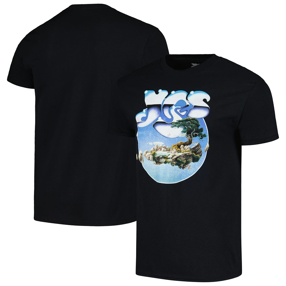 Men's Manhead Merch Black Yes Floating Island Graphic T-Shirt