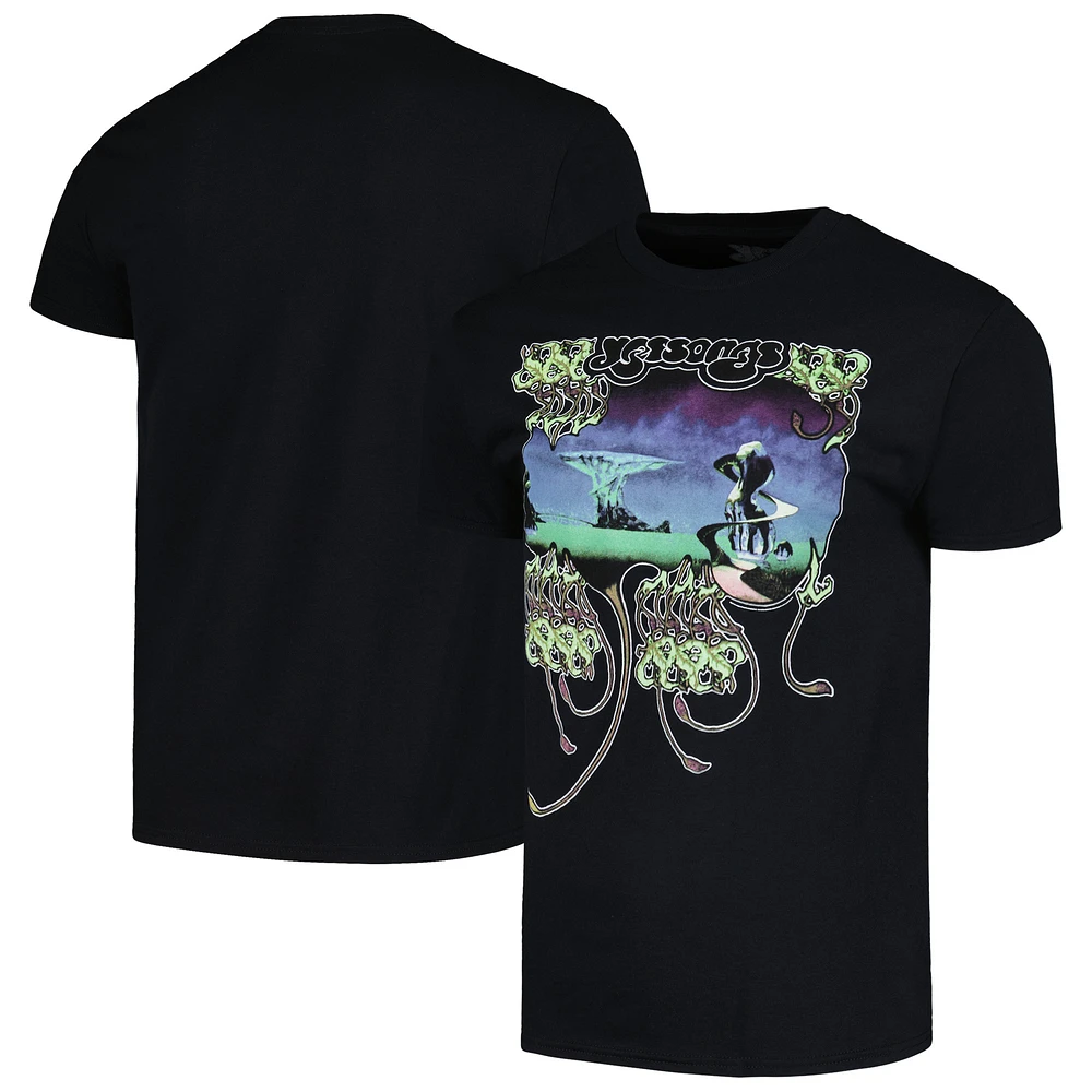 Men's Manhead Merch Black Yes Yessongs Graphic T-Shirt