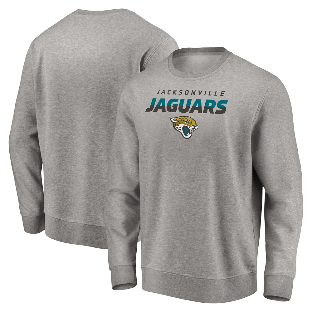 Men's Gray Jacksonville Jaguars Elevate Play Pullover Sweatshirt