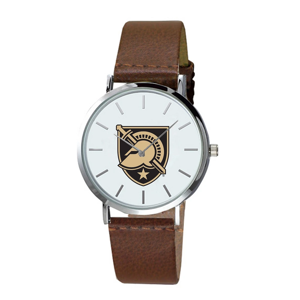 Men's Brown Army Black Knights Plexus Leather Watch