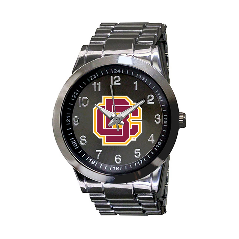 Men's Gunmetal Bethune-Cookman Wildcats Integris Stainless Steel Watch