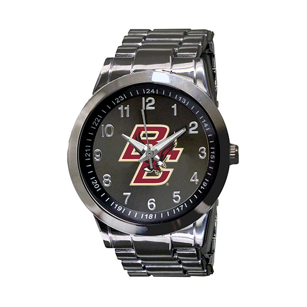 Men's Gunmetal Boston College Eagles Integris Stainless Steel Watch